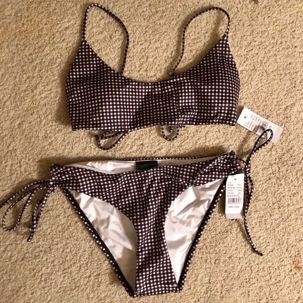 LA Hearts Checkered Pacsun Bikini